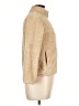 Uniqlo 100% Polyester Solid Gold Ivory Faux Fur Jacket Size 13 - photo 4