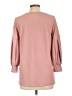 SODA 100% Polyester Pink Long Sleeve Blouse Size L - photo 2