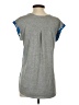 BCX 100% Polyester Blue Short Sleeve Blouse Size S - photo 2