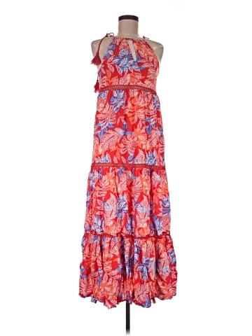 Red Carter Casual Dress (view 1)