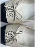 Chanel 100% Canvas Color Block Ivory Heels Size EU 38 - photo 5