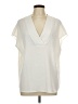 Calvin Klein Ivory Short Sleeve Blouse Size L - photo 1