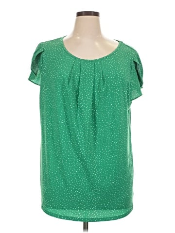 Adrianna Papell Short Sleeve Blouse (view 1)