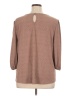 Adrianna Papell Brown 3/4 Sleeve Top Size 1X - photo 2
