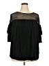 Green Envelope Black 3/4 Sleeve Top Size 2X - photo 1