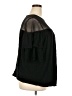 Green Envelope Black 3/4 Sleeve Top Size 2X - photo 4