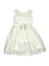 Jona Michelle 100% Polyester Silver Dress Size 7 - photo 1