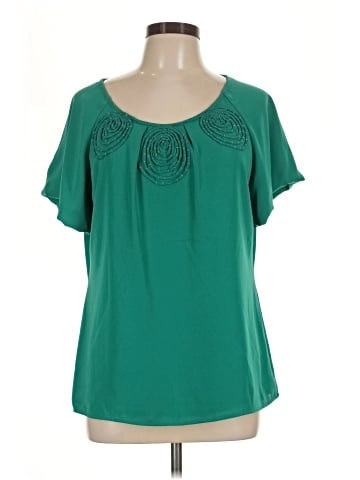 Apostrophe Short Sleeve Blouse (view 1)