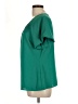 Apostrophe 100% Polyester Teal Short Sleeve Blouse Size L - photo 5
