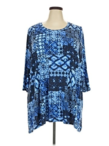 Jessica London 3/4 Sleeve Blouse (view 1)