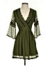 Zara Basic 100% Polyester Green Casual Dress Size XS - photo 1