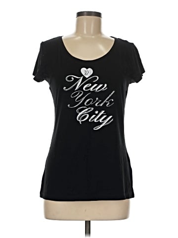 New York & Company Short Sleeve T-Shirt (view 1)
