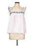 Wyse 100% Polyester White Sleeveless Blouse Size 10 (4) - photo 1