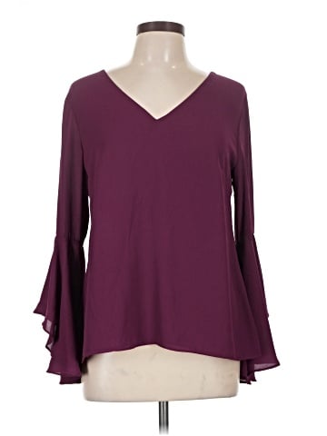 White House Black Market Long Sleeve Blouse (view 1)