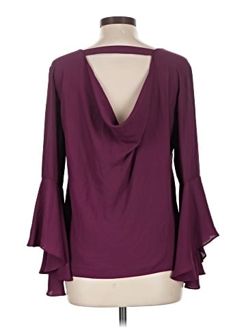 White House Black Market Long Sleeve Blouse (view 2)