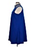 Perceptions Solid Blue Casual Dress Size 16 - photo 5