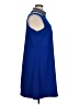 Perceptions Solid Blue Casual Dress Size 16 - photo 4