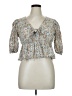 True Craft Ivory Gray 3/4 Sleeve Blouse Size XL - photo 1