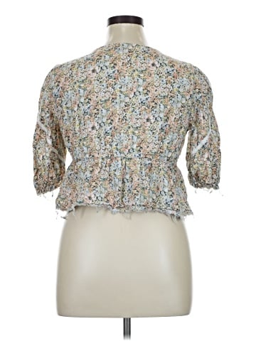 True Craft 3/4 Sleeve Blouse (view 2)