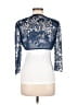 Unbranded Floral Blue Shrug Size M - photo 2