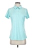 Under Armour Solid Teal Short Sleeve Polo Size S - photo 1