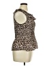 Sunny Leigh 100% Polyester Brown Sleeveless Blouse Size XL - photo 4