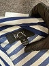 BCX Stripes Blue 3/4 Sleeve Button-Down Shirt Size XS - photo 7