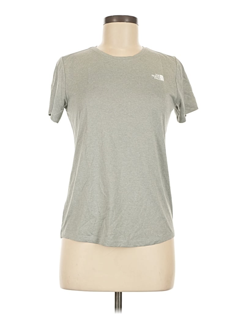 Pre-owned The North Face Short Sleeve T-shirt In Gray