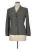 Kasper A.S.L. 100% Acetate Tweed Gray Blazer Size 14 Petite - photo 1