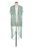 Boutique + 100% Polyester Teal Kimono Size 0X - 1X Plus - photo 1