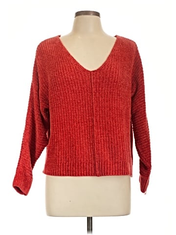 Pink Rose Pullover Sweater (view 1)
