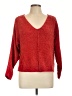 Pink Rose 100% Polyester Red Pullover Sweater Size L - photo 1
