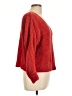 Pink Rose 100% Polyester Red Pullover Sweater Size L - photo 4