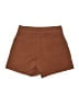 SPANX Solid Brown Shorts Size XS - photo 2