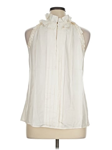 Banana Republic Sleeveless Silk Top (view 2)