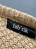 Fab'rik Solid Tan Pullover Sweater Size L - photo 7