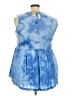 Suzanne Betro Blue Sleeveless Blouse Size 3X - photo 2