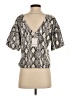 Fate Silver Short Sleeve Blouse Size S - photo 2