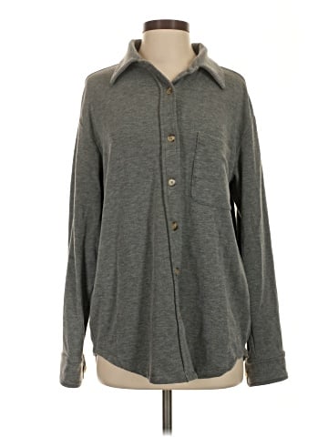 Bobi Long Sleeve Button-Down Shirt (view 1)