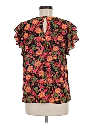 Cynthia Rowley Short Sleeve Blouse (view 2)