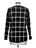 Neiman Marcus Checkered-gingham Black Pullover Sweater Size L - photo 2