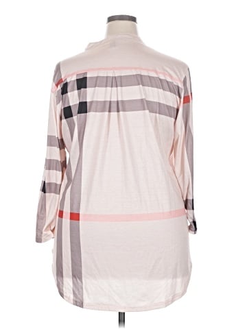 Allegra K 3/4 Sleeve Blouse (view 2)