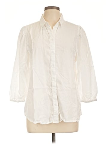 BeachLunchLounge 3/4 Sleeve Button-Down Shirt (view 1)