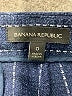 Banana Republic Stripes Blue Shorts Size 0 - photo 3