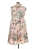 Roaman's 100% Polyester Paisley Tan Casual Dress Size 26W - photo 2