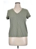 Max Studio Green Short Sleeve T-Shirt Size XL - photo 1