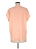 The Limited 100% Polyester Orange Short Sleeve Blouse Size M - photo 2