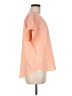 The Limited 100% Polyester Orange Short Sleeve Blouse Size M - photo 4