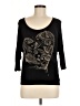 Wet Seal Black 3/4 Sleeve Top Size M (estimated) - photo 1