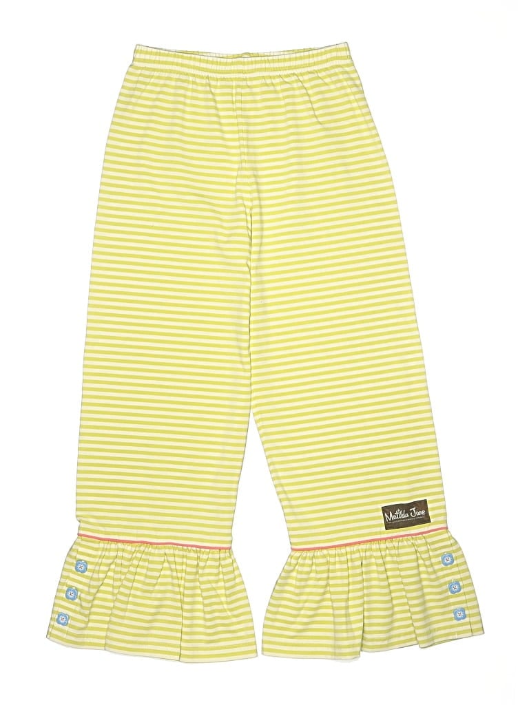 Pre-owned Matilda Jane Kids' Casual Pants In Yellow